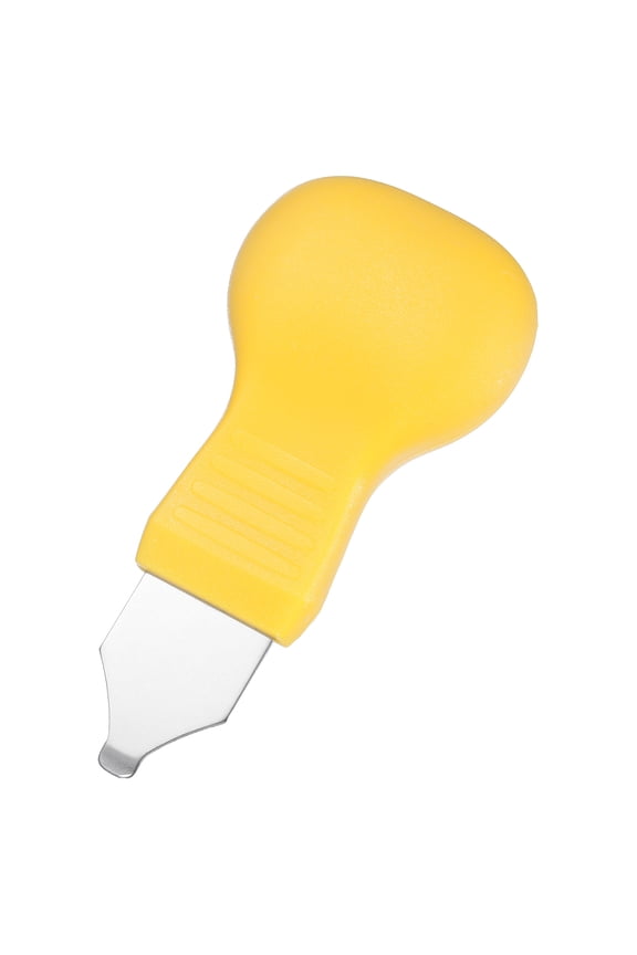 Watch Back Cover Opener Tool 5mm Width Alloy Steel Blade Removal Tool Case Pry with ABS Handle for Watch Battery Repair Replacement, Yellow