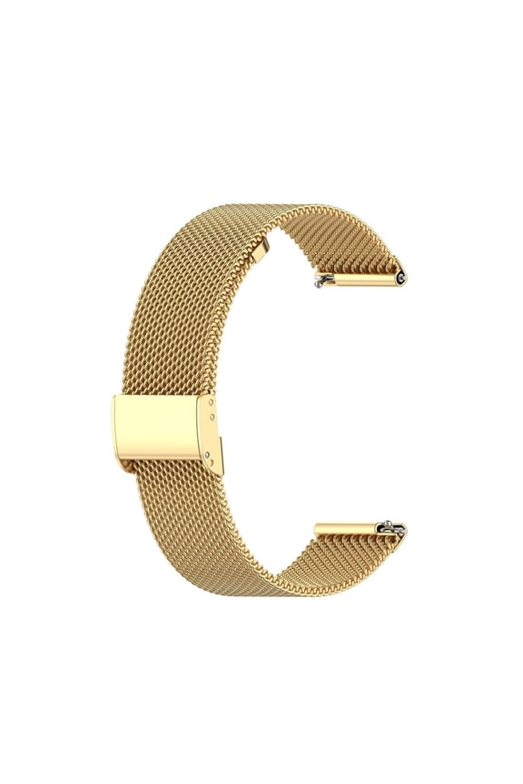 Watch Band 18mm Quick Release Stainless Steel Mesh Replacement Strap Adjustable Metal Wristband for Smart Watches