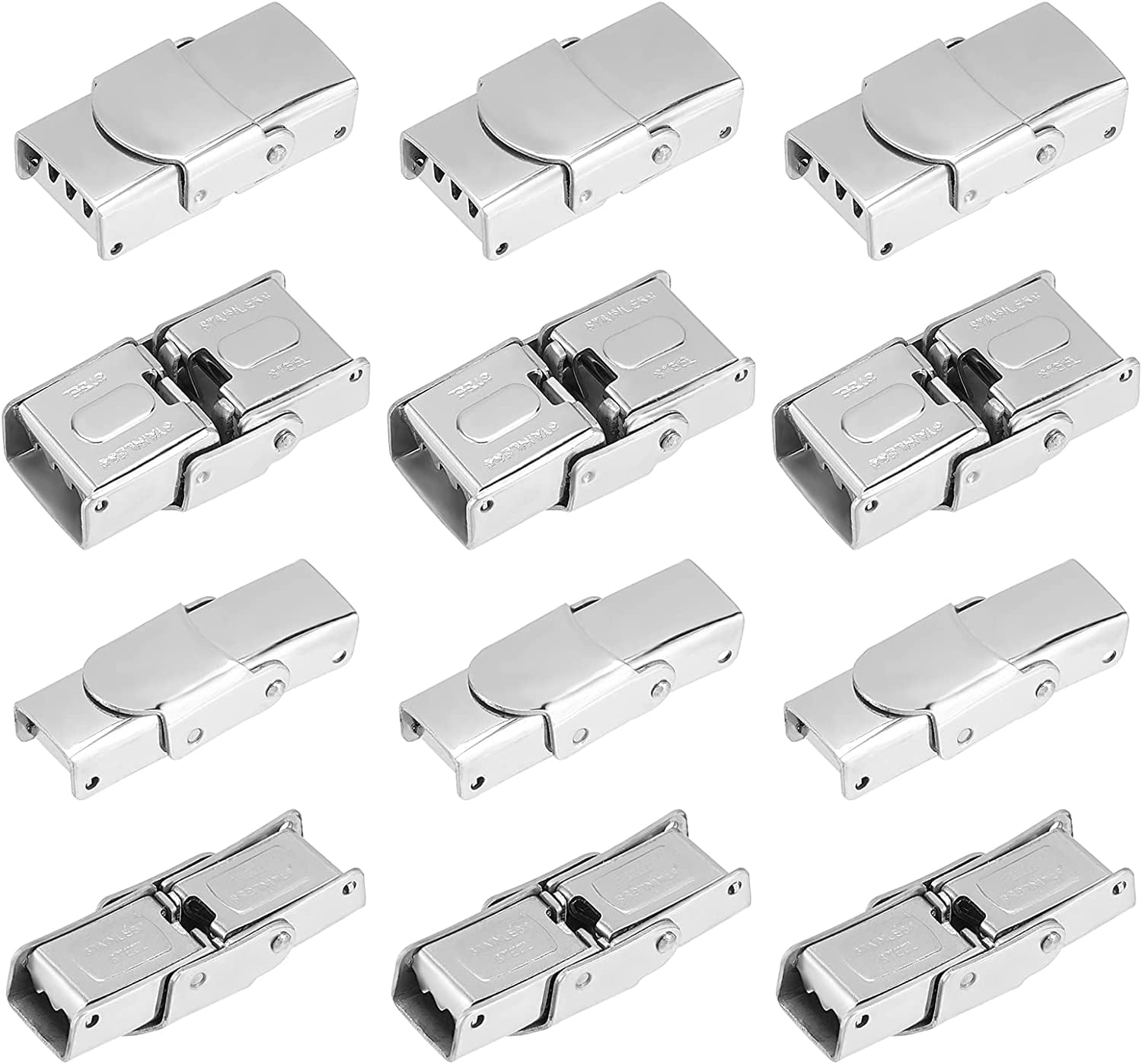 Watch Band Clasps Locking Clasps Replacement Stainless Steel Watch