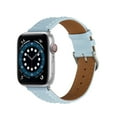 thumbnail image 1 of Watch Band Compatible for Apple Watch 41mm 40mm 38mm Women Girls Replaceable Heart Pattern PU Leather Smartwatch Straps for iWatch Series SE 9 8 7 6 5 4 3 2 1, Blue, 1 of 6