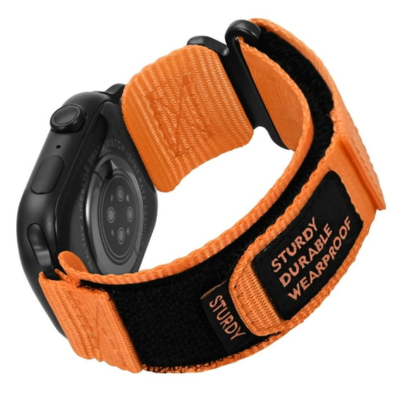 Watch Band Compatible with Apple Watch 41mm 40mm 38mm, Rugged Nylon Sports Straps for iWatch Ultra 2/Ultra Series 9/8/7/6/5/4/3/2/1/SE Men Women