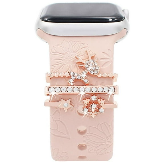 Watch Band Jewelry Diamond Metal DiamondOrnament Christmas Tree Metal Charms Bracelet Decoration Strap Decorative Ring 1