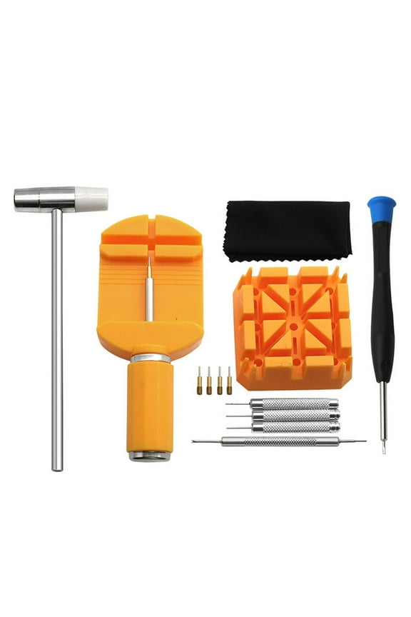 Comprehensive Watch Strap Repair Kits 19Pcs with Link Removers and Spring Tool for Watch Sizing