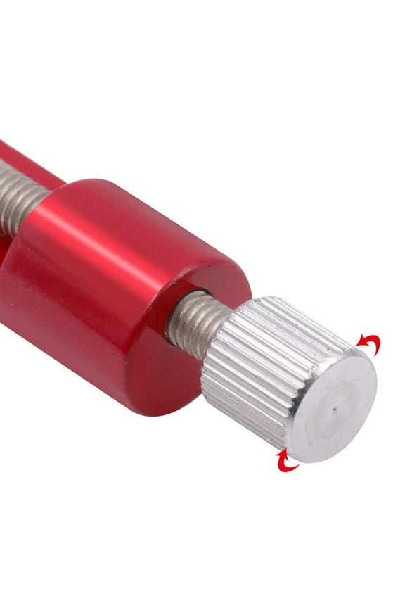 Watch Band Link Pin Remover Tool, Metal Bracelet Strap Pins Removal Device,Watch Band Strap Link Pin Adjuster Remover Repair Tool Accessory Kit for Watchmakers with 3 Extra Pins,Red