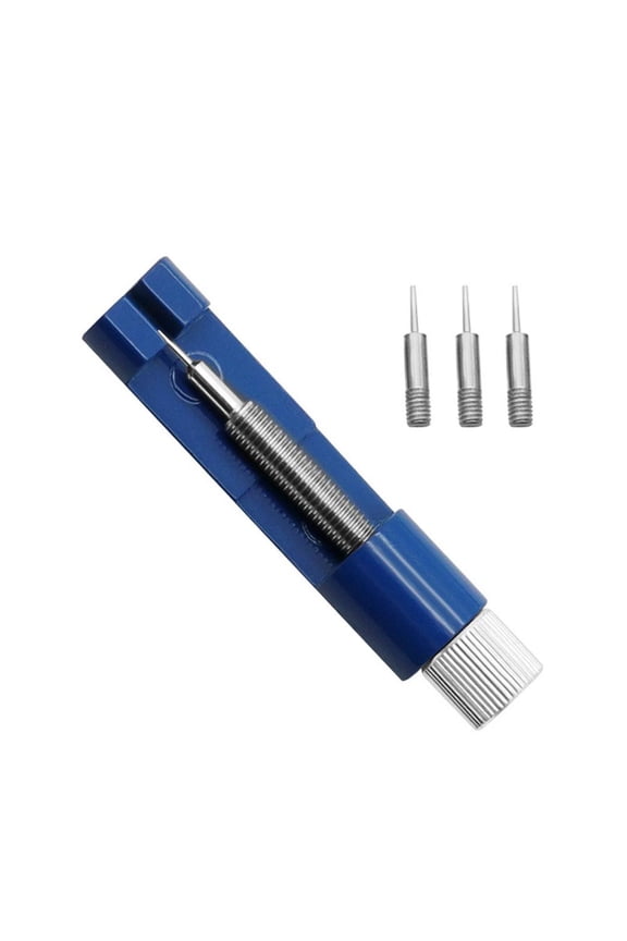 Watch Band Link Pin Remover Tool - Metal Repair Device for Watch Sizing, Black