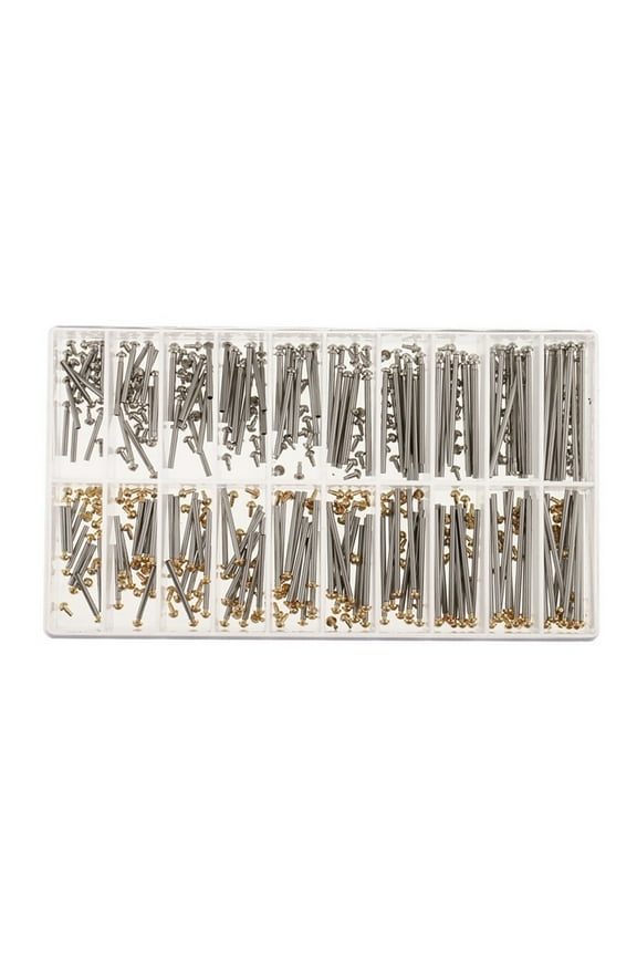 Watch Band Pin Set 200 Pieces, 10 Sizes from 10mm-28mm, Convenient and Durable for Watch Enthusiasts APPLAYERR Spare Part