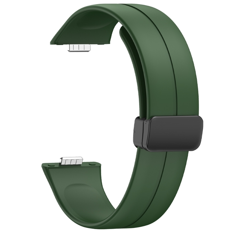 Watch Band Silicone Watch Accessory Magnetic Locking Mechanism for ...