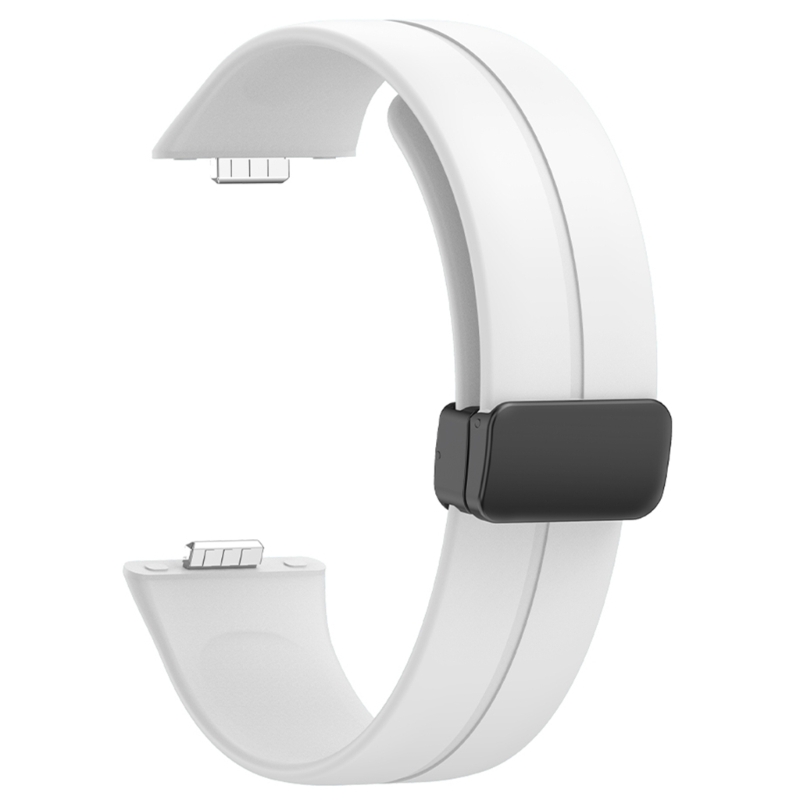 Watch Band Silicone Watch Accessory Magnetic Locking Mechanism for ...