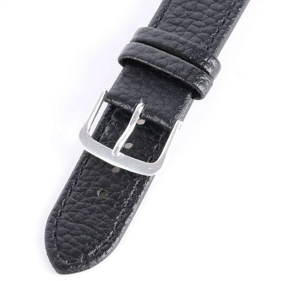 Watch Band Strap Litchi Pattern Printed Pin Buckled Adjustable Leather Replacement Accessories