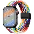 thumbnail image 1 of Watch Band for Women/ Men Series 10 9 8 7 6 5 4 3 Ultra 2 1 SE 38mm 40mm 41mm 42mm 44mm 45mm 46mm 49mm,Braided Loop, Stretchy Straps Wristbands, Magnetic Clasp for iWatch Bands, 1 of 7