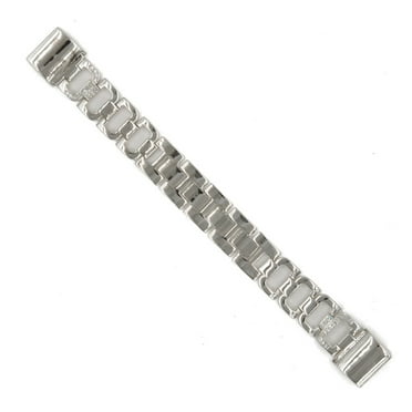 Watch Band with Bling Rhinestones for Charge 2 Replacement Bands Stainless Steel Watch Bracelet Accessories for Women(Silver)