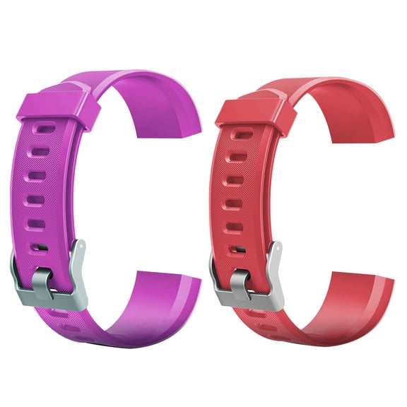 Watch Bands - 2 Pcs Replacement Wristbands Sport Strap for ID115Plus HR