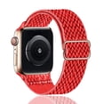 thumbnail image 1 of Watch Bands Compatible with Apple Watch Band 42mm 44mm 45mm, Stretchy Nylon Solo Loop Band for iWatch Series 7/6/5/4/3/2/1 SE, Adjustable Elastics Strap for Women Men, 1 of 1
