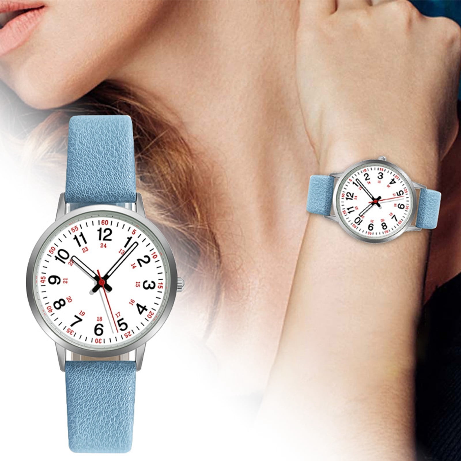 Watch Bands Leather Talking 22mm Rubber Watch Strap Womens Vintage