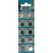 Watch Battery 1.5V Silver Oxide 357 SR44 SR44SW 10 Pack