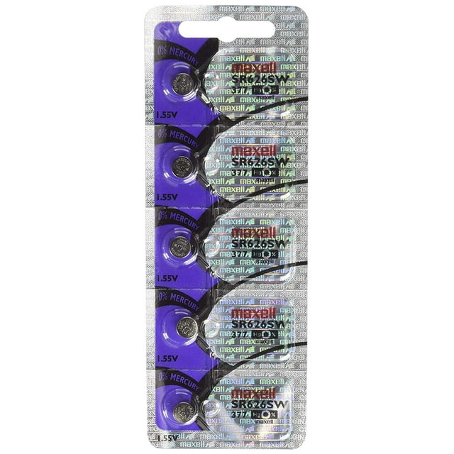 Watch Battery Button Cell SR626SW 377 Pack of 5 Batteries