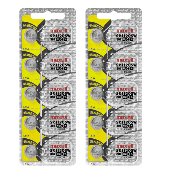 Watch Battery Button Cell SR916SW 373 2 Pack of 5 Batteries