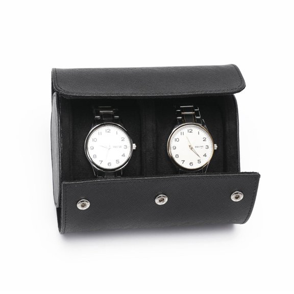 Watch Box for Men Women Watch Roll Case 1/2/3Slot Watch Organizers PU Vintage Display Jewelry Storage