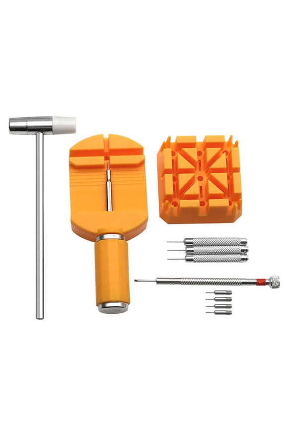 Watch Bracelet Removal Tool Steel Strap Adjuster Remover Strap Punch Pin Pushing Hammer Repairing Manual Tools For Craft DIY