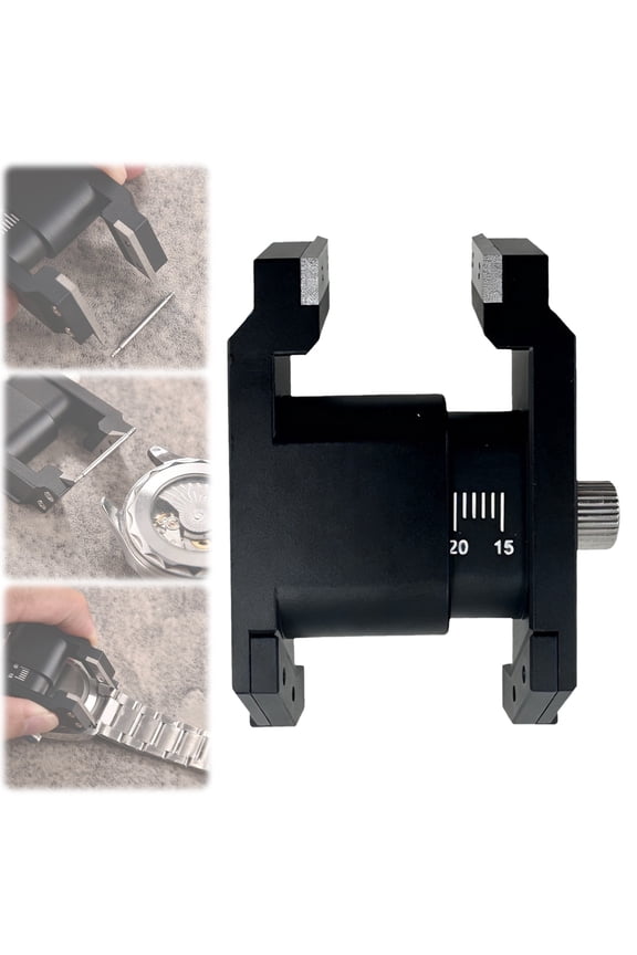 Watch Bracelet Removal Tool, Watch Spring Bar Tool, Watchmaker Tweezer for Easy Removal, 1Pcs Metal Watch Repairing Tool, Bracelet Removal Tool, Black 2.56x0.98 Inch