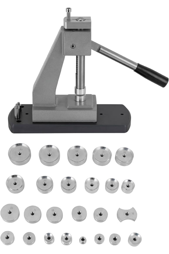 Watch Capping Machine, Watch Case Back Press Watchmaker Case Cover Press Repair Tools with Dies for Watch Back Case Remover Closer, and Battery Replacement