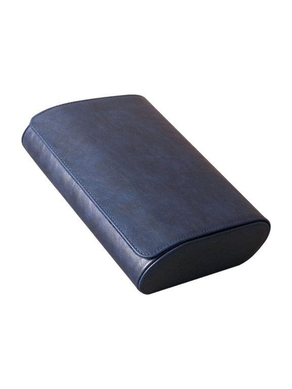 Watch Carrying Case with PU Leather Exterior, 6 Separate Compartments and Pull-Out Inner Tray for Travel Storage