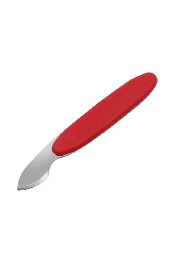 Watch Case Back Opener Pry Bar Tool for Flat-Bottom Press-In Watches, ABS+Steel Watch Battery Replacement Disassembly Hand Repair Kit(Red)