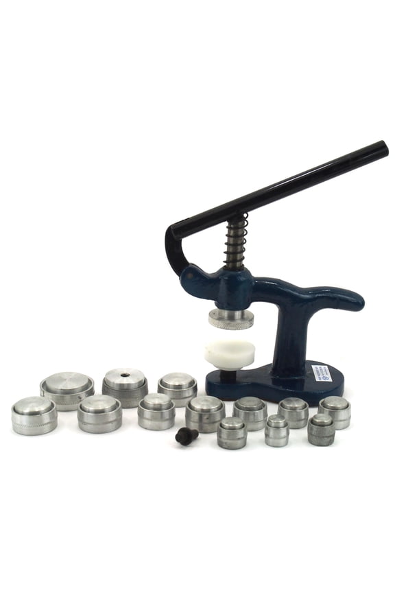 Watch Case Back Press with Aluminum Dies Watchmaker Repair Tool