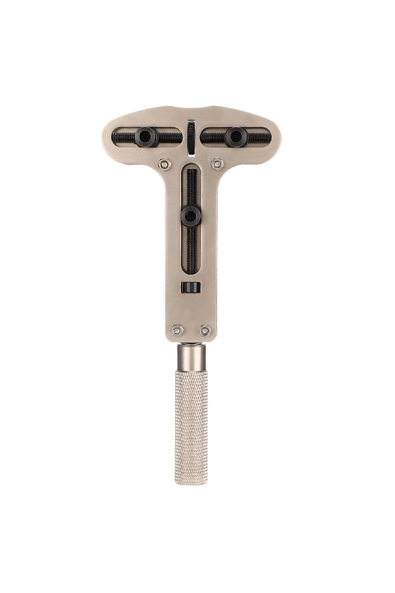 Watch Case Opener With Adjustable Three-Jaw Design, For Watch Back Removal Up To 65 Mm Diameter, Metal Construction, Silver, 17 Cm  Watch Repair Tool