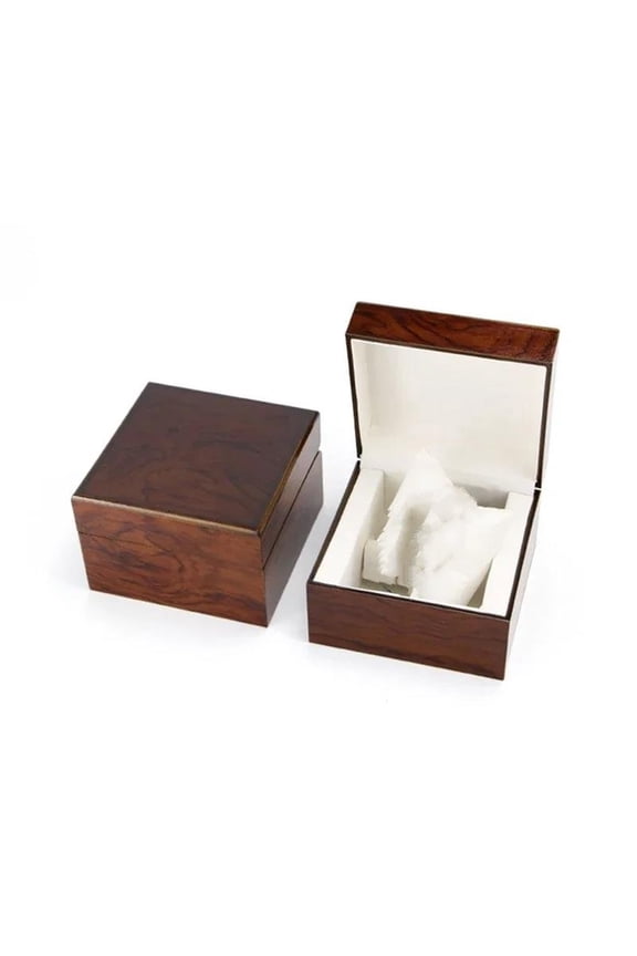 Watch Case Walnut Wood Wrist Watch Box Organizer Package Bangle Bracelet Jewelry Storage Gift Box