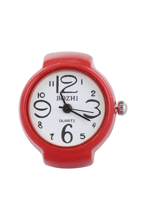 Watch Cases for Men Fashion Watch Ring Novelty Gift Digital Watch Watch Finger Ring Watch-shaped Ring Man