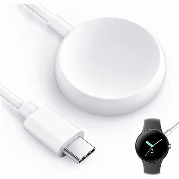 Watch Charger Cable for Google Pixel-Watch, Magnetic Replacement USB Type C Charging Cable Cord Stand for Google Pixel Smartwatch, 3.3FT