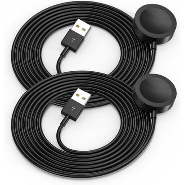 Watch Charger Charging Cable for Apple Watch, 2 Pack USB Magnetic Portable Fast Wireless Charger Compatible with iWatch Series-Black