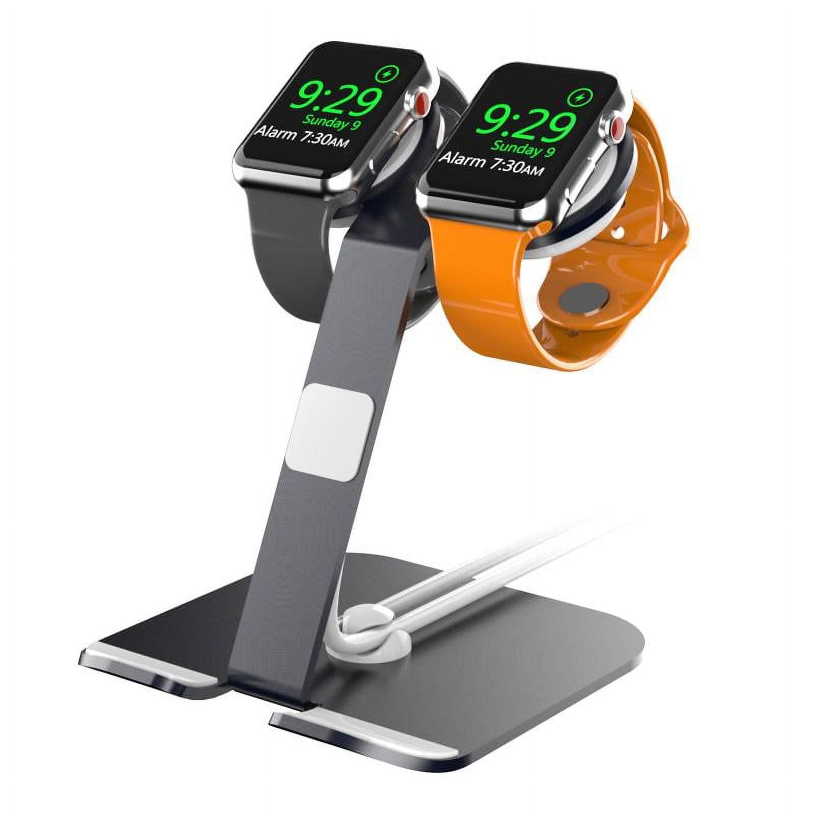 Watch Charger Dock Stand Mount Bracket Fit for Apple-Watch 1/2/3/4/5/SE  Dual Watch Charging Holder Power Charging Base 