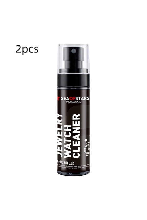 Watch Cleaning Agent 80mL | Strap Cleaner for Metal Steel Resin Rubber Plastic Ceramic Glass | Gentle Non-Irritating Formula | Watch Bracelet Jewelry Maintenance