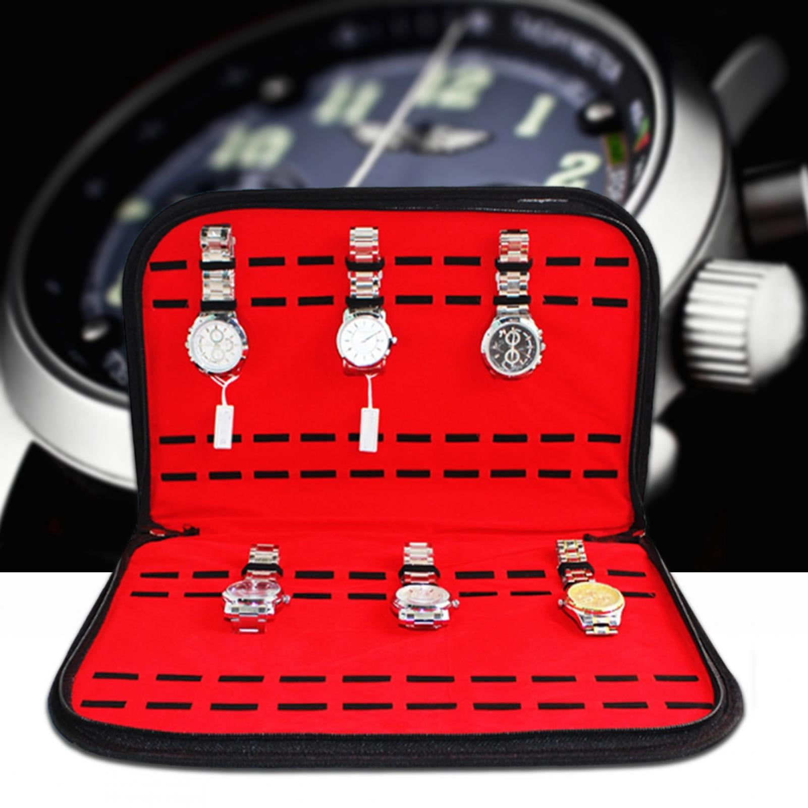 Watch Container Watch Storage Box Zipper Collection Case Container 20