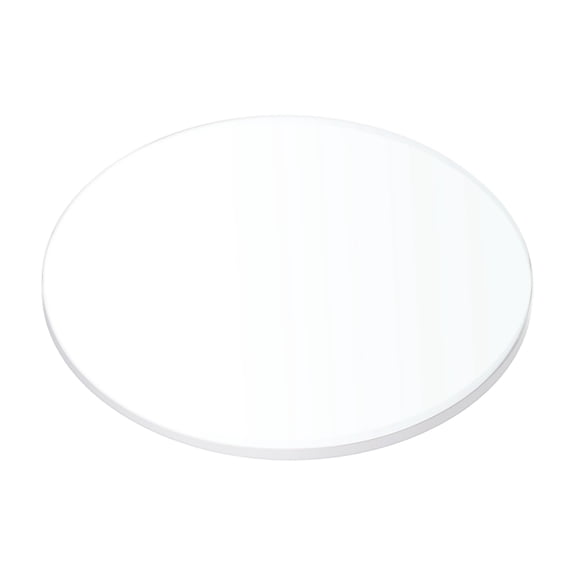 Watch Crystal Glass Len 21mm Dia 1mm Thick Flat Round Clear Sapphire Glasses Watches Face Crystals Lens Replacement for Watchmaker Repair