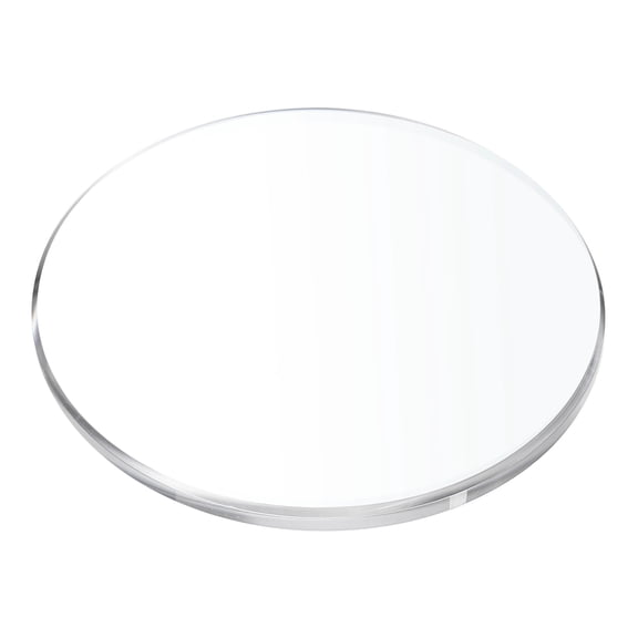 Watch Crystal Glass Len 36.5mm Dia 2mm Thick Flat Round Clear Sapphire Glasses Watches Face Crystals Lens Replacement for Watchmaker Repair