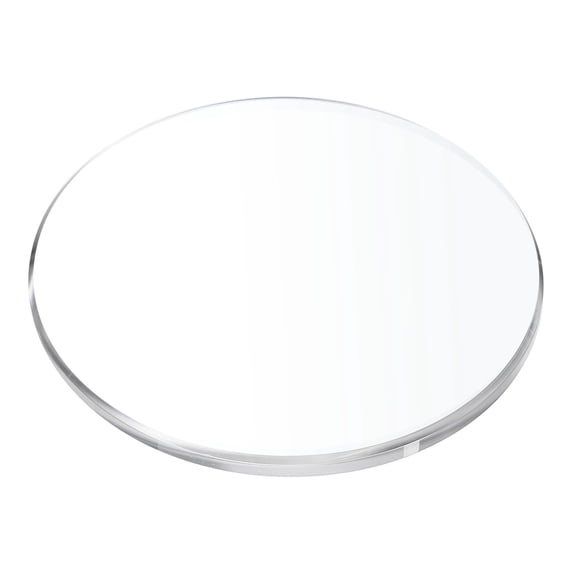 Watch Crystal Glass Len 36.5mm Dia 2mm Thick Flat Round Clear Sapphire Glasses Watches Face Crystals Lens Replacement for Watchmaker Repair