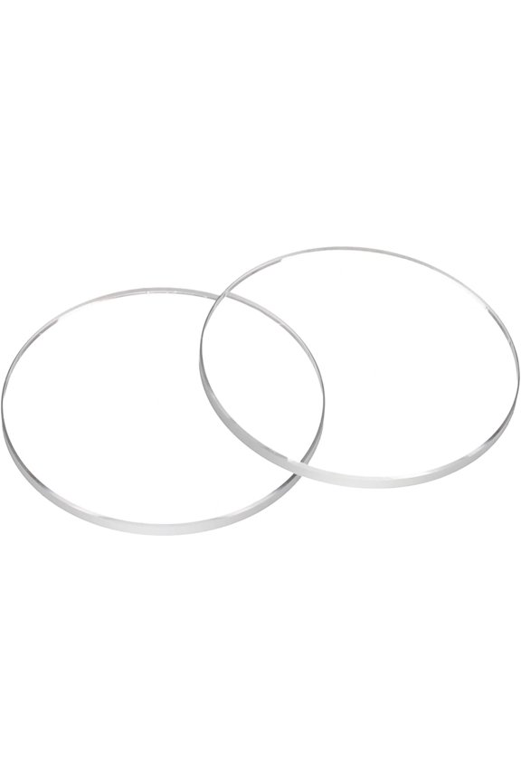 Watch Crystal Glass Lens Beveled Edge Flat Round Ultra-Clear Face Crystals Len Dial Mirror Replacement Parts for Watchmaker Repair - 22.5mm x 1.0mm