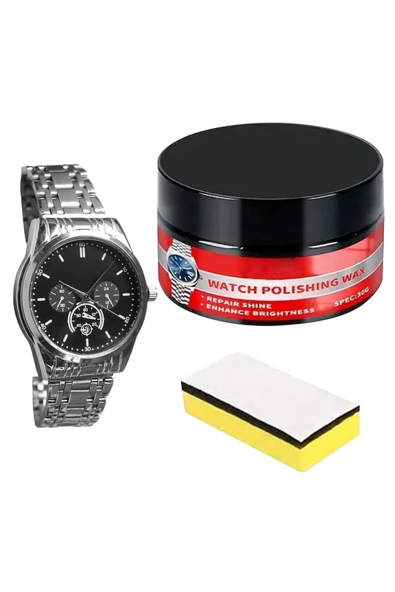 Watch Crystal Polishs, Scratch Repair Watch Polishing Cleaning Kit | Quick Watches Glass Scratch Remover, Portable Metal Frame Scratch Repair Cream For Metal Jewelry Ring Glass Brass
