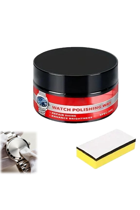 Watch Crystal Polishs, Scratch Repair Watch Polishing Cleaning Kit | Quick Watches Glass Scratch Remover, Portable Metal Frame Scratch Repair Cream For Metal Jewelry Ring Glass Brass