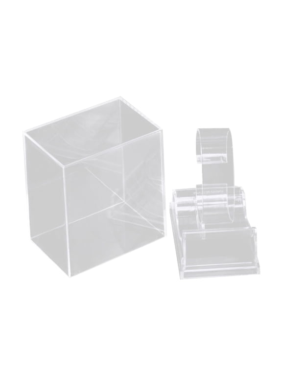 Watch Display Case Dustproof Watch Container Acrylic Watch Collector Box Wristwatch Storage Solution Acrylic Texture