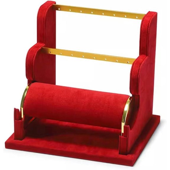 Watch Display Stand Jewelry Organizer Stand Jewelry Stand Display Rack Velvet Jewelry Display Stand Detachable Earring Bracelet Watch Display Storage Rack Jewelry Display Stand(G)