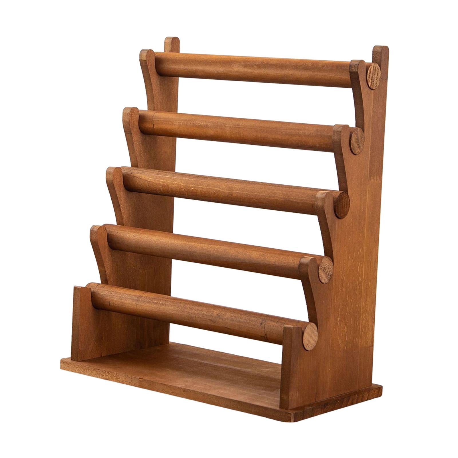 Watch Display Stand Wooden Bracelet Bangle Holder for Necklace Showcase Store 5 Tier