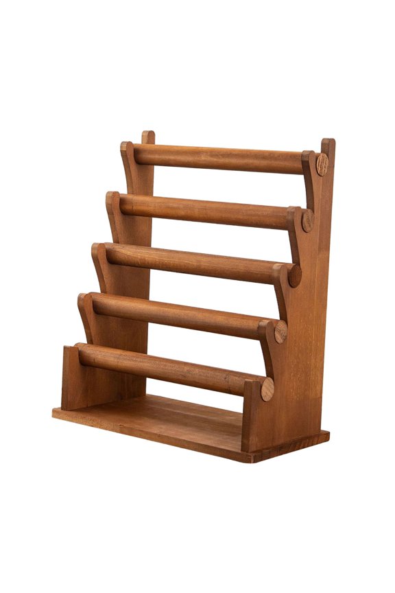 Watch Display Stand Wooden Bracelet Bangle Holder for Necklace Showcase Store 5 Tier