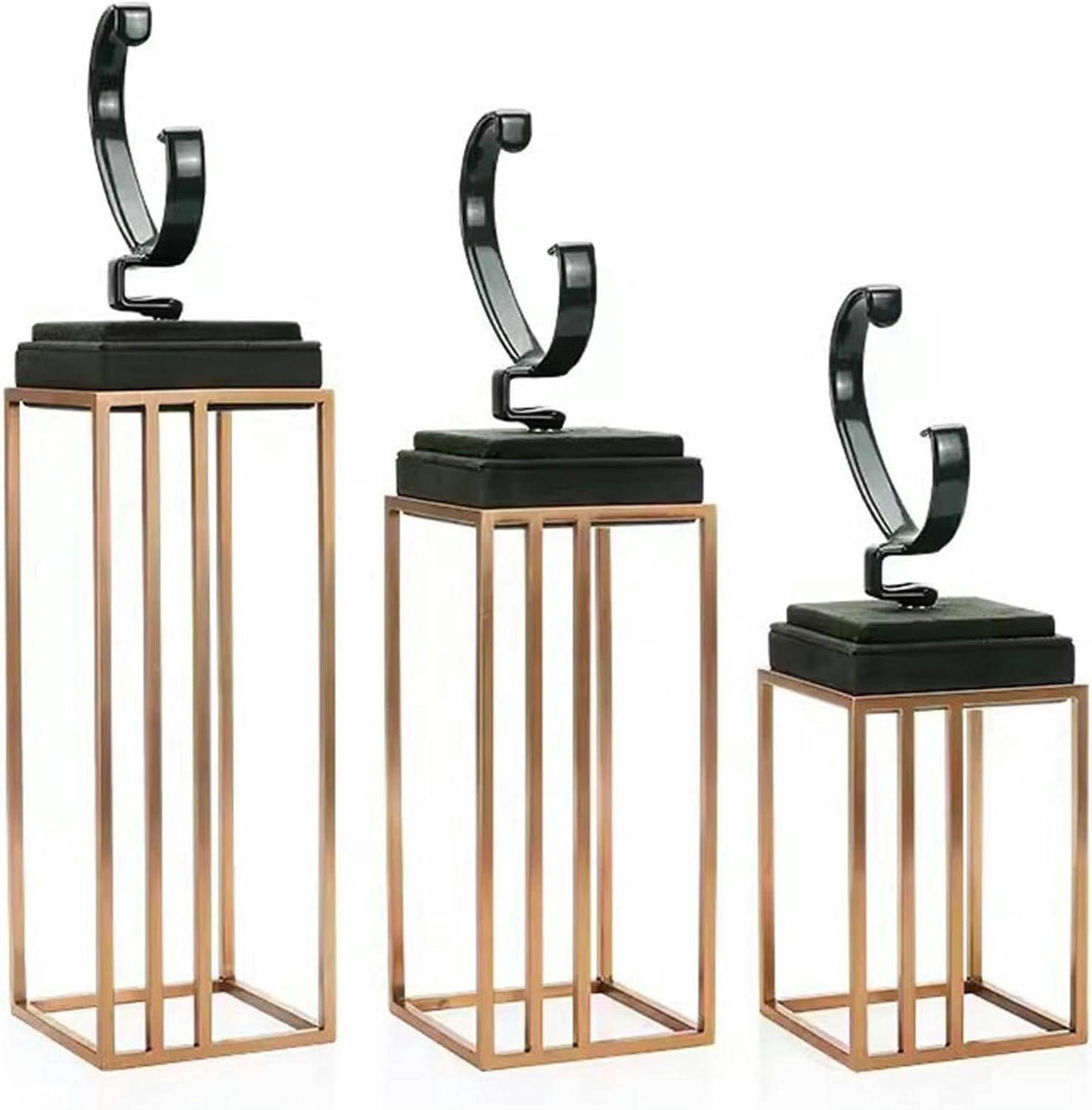 Watch Display Stand black jewelry organizer, 3pcs Watch Stand Jewelry Display for Show, Metal Watch Holder Hanger for Women, Small Watch Jewelry Display for Selling Photo,Jewellery Display Stand