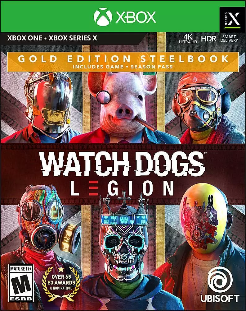 Watch Dogs Legion Gold Edition SteelBook Xbox One Xbox Series X Walmart