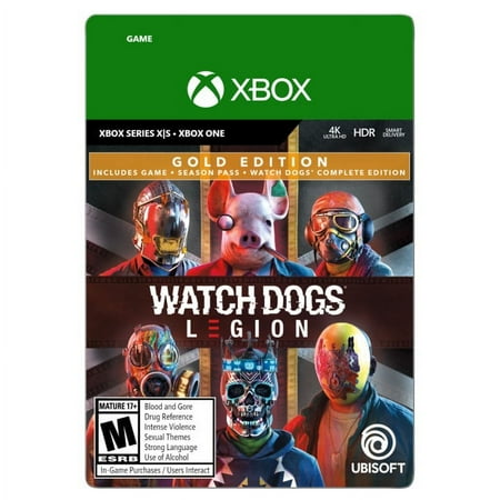 Watch Dogs Legion Gold Edition, Ubisoft, Xbox [Digital Download]