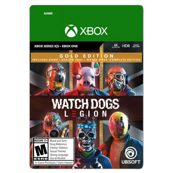 Watch Dogs Legion Gold Edition, Ubisoft, Xbox [Digital Download]